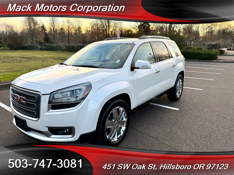 2017 GMC Acadia Limited Loaded Captian Chairs 3RD Row Navi Back Up Cam  