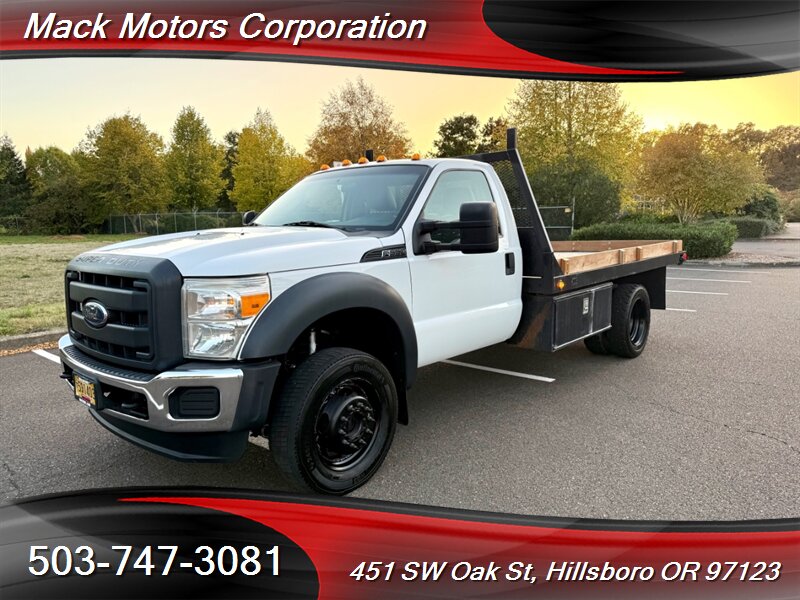 2012 Ford F-550 Super Duty Flat Bed 4x4 6.8L V10  