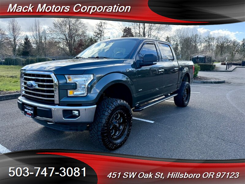 2015 Ford F-150 XLT Crew Cab Lifted Fab Tech Mts Leather   - Photo 1 - Hillsboro, OR 97123