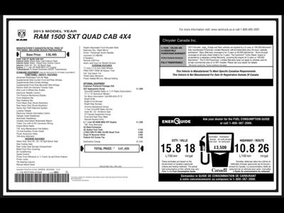 2013 RAM 1500 SXT Quad Cab 4x4 Hemi Accident Free Very Low km's   - Photo 4 - Coombs, BC V0R 1M0
