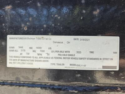 2021 Buckeye Max light 48' LOW PROFILE 3-CAR NON-CDL WEDGE TRAILER NEWER TIRES & BRAKES WELL MAINT!! - Photo 12 - Woodward, OK 73801