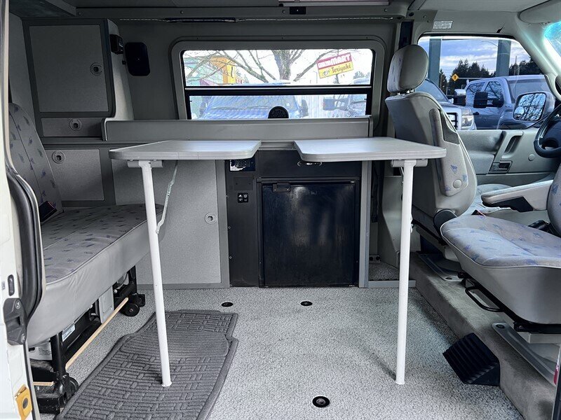 1997 Volkswagen EuroVan Campmobile 2L NA V6 single overhead cam (SOHC) 12V, Van Camper, VW Camper, Compact Camper, Cloth interior, Awning, Dinning tables, Sleeping Bed, Mini Fridge, Mobile shower - Photo 23 - Milwaukie, OR 97267