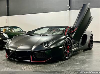 2016 Lamborghini Aventador LP 700-4 Pirelli Edition  Matte Black Coupe
