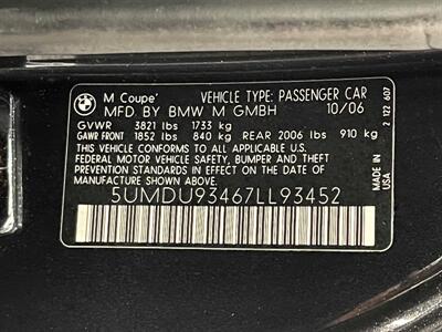 2007 BMW Z4 M Coupe   - Photo 23 - Ivyland, PA 18974