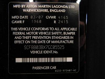 2007 Aston Martin Vantage   - Photo 38 - Ivyland, PA 18974