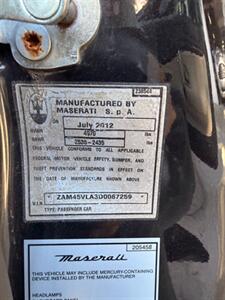 2013 Maserati GranTurismo Sport   - Photo 43 - San Luis Obispo, CA 93401