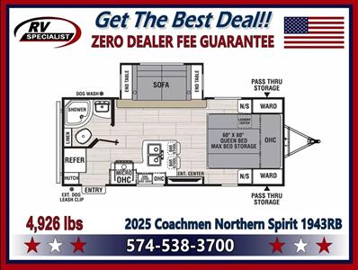 2026 Coachmen Northern Spirit 1943RB - Photo 2 - Goshen, IN 46526