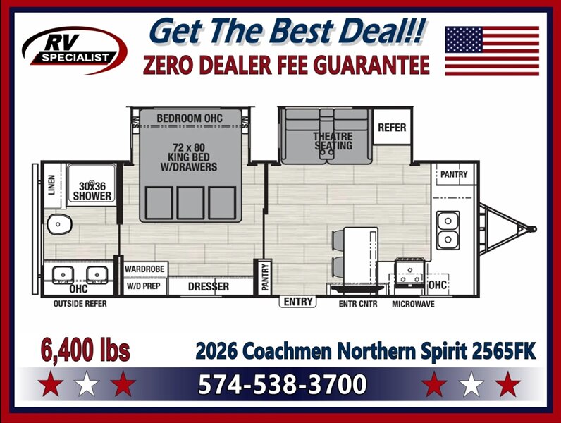 2026 Coachmen Northern Spirit 2565FK - Photo 2 - Goshen, IN 46526