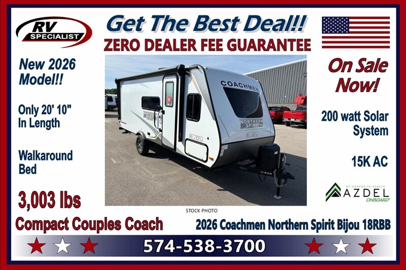 2026 Coachmen Northern Spirit Bijou 18RBB   - Photo 1 - Goshen, IN 46526