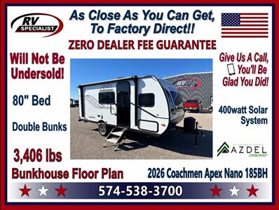 2026 Coachmen Apex Nano 185BH - Photo 1 - Goshen, IN 46526