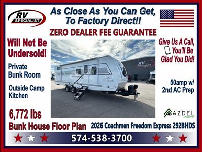 2026 Coachmen Freedom Express Ultra Lite 292BHDS - Photo 1 - Goshen, IN 46526