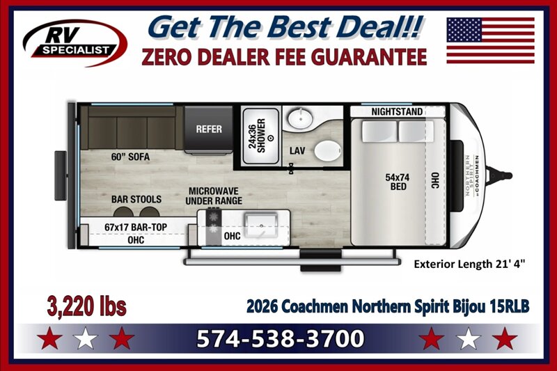 2026 Coachmen Northern Spirit Bijou 15RLB - Photo 2 - Goshen, IN 46526