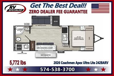 2026 Coachmen Apex Ultra-Lite 242BARV - Photo 2 - Goshen, IN 46526