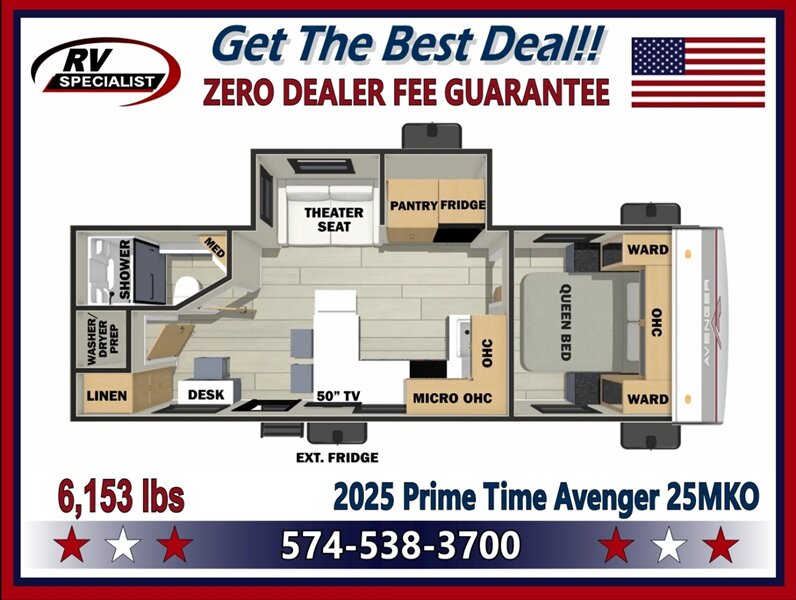 2025 Prime Time Avenger 25MKO - Photo 2 - Goshen, IN 46526