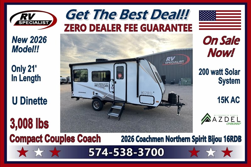 2026 Coachmen Northern Spirit Bijou 16RDB   - Photo 1 - Goshen, IN 46526
