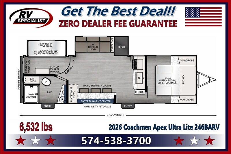 2026 Coachmen Apex Ultra-Lite 246BARV - Photo 2 - Goshen, IN 46526