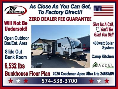 2026 Coachmen Apex Ultra-Lite 246BARV - Photo 1 - Goshen, IN 46526