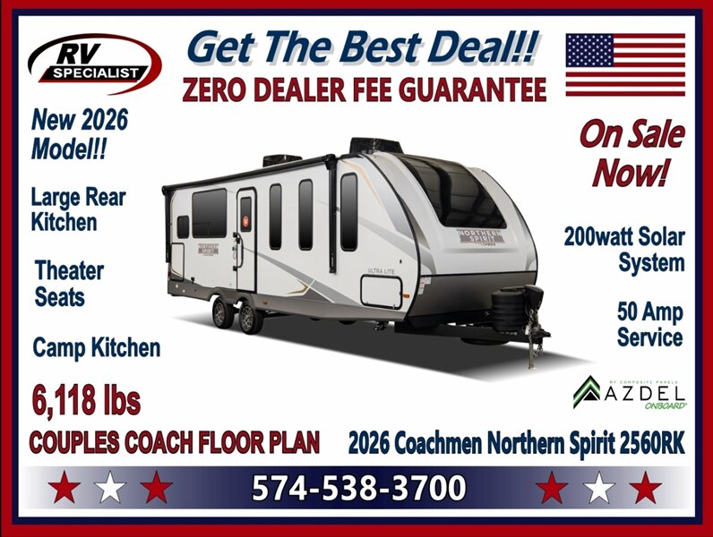2026 Coachmen Northern Spirit 2560RK   - Photo 1 - Goshen, IN 46526