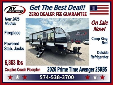 2026 Prime Time Avenger 25RBS   - Photo 1 - Goshen, IN 46526