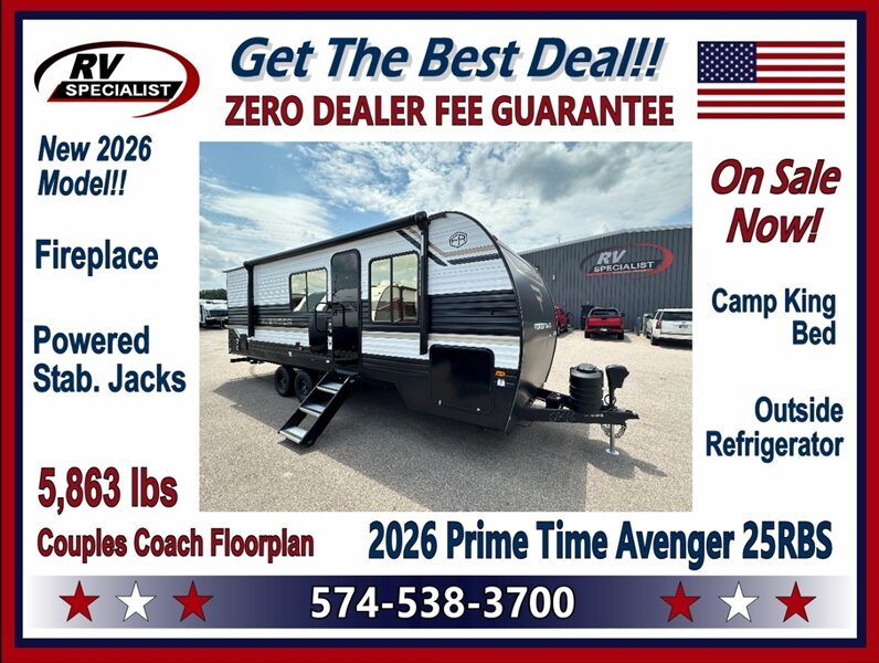 2026 Prime Time Avenger 25RBS   - Photo 1 - Goshen, IN 46526