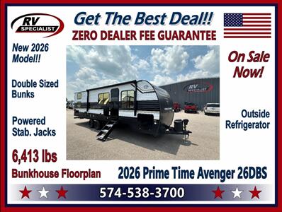 2026 Prime Time Avenger 26DBS   - Photo 1 - Goshen, IN 46526