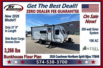 2026 Coachmen Northern Spirit Bijou 17BHB   - Photo 1 - Goshen, IN 46526