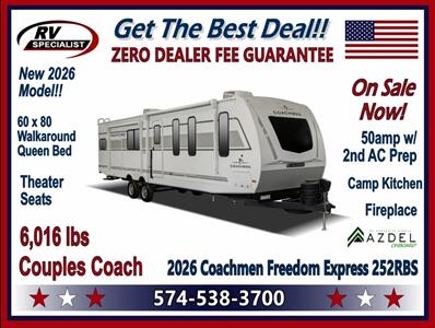 2026 Coachmen Freedom Express Ultra Lite 252RBS   - Photo 1 - Goshen, IN 46526