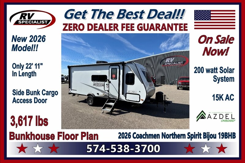 2026 Coachmen Northern Spirit Bijou 19BHB   - Photo 1 - Goshen, IN 46526