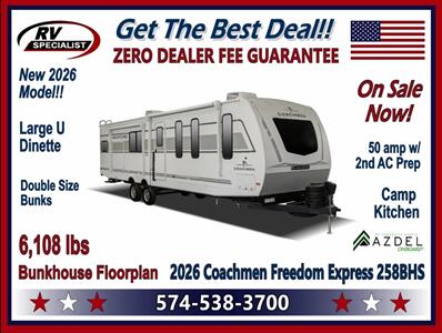 2026 Coachmen Freedom Express Ultra Lite 258BHS - Photo 1 - Goshen, IN 46526