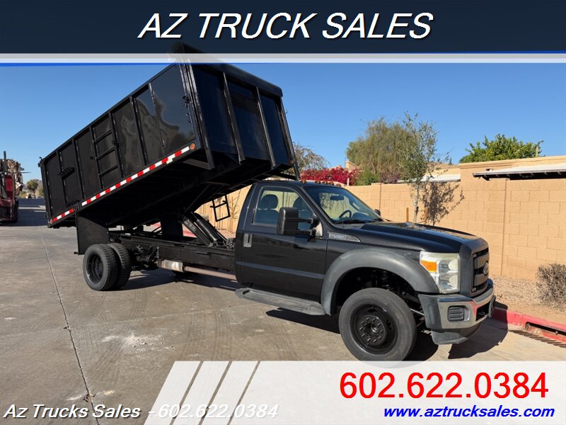 2014 FORD F-550 Regular Cab, 14' Dump Truck  