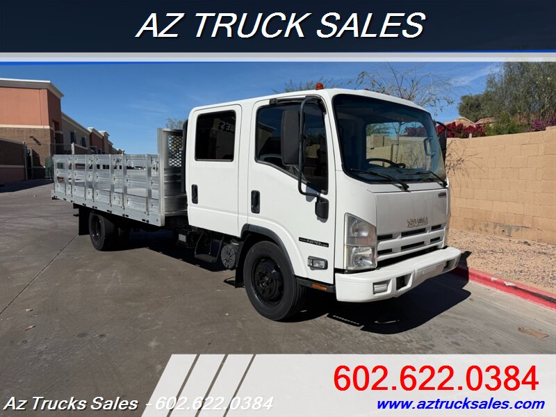 2009 Isuzu NQR Crew Cab 16' Aluminum Stake Bed (14500GVWR)   - Photo 1 - Scottsdale, AZ 85257