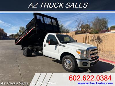 2015 Ford F-350 XL, 12' Contractor Dump Bed