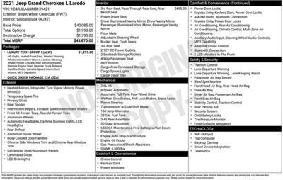 2021 Jeep Grand Cherokee L Laredo   - Photo 4 - Winston Salem, NC 27106