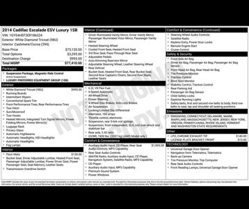 2014 Cadillac Escalade ESV Luxury   - Photo 4 - Winston Salem, NC 27106