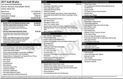 2017 Audi S8 plus 4.0T quattro   - Photo 4 - Winston Salem, NC 27106