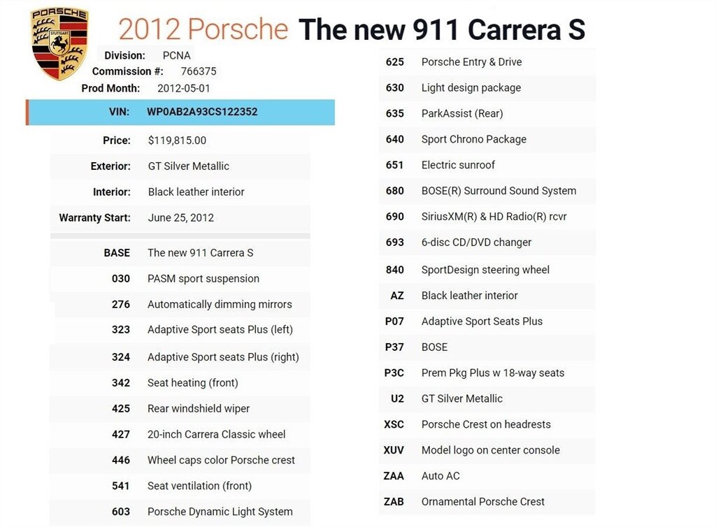 2012 Porsche 911 Carrera S   - Photo 3 - Stuart, FL 34997