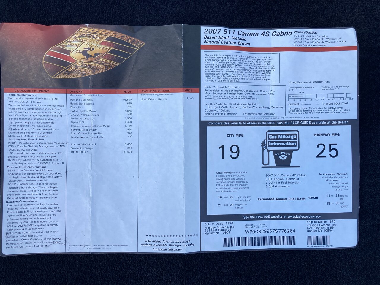 2007 Porsche 911 Carrera 4S - Photo 32 - Stuart, FL 34997