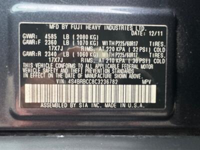 2012 Subaru Outback 2.5i Premium  AWD - Photo 31 - Mishawaka, IN 46545