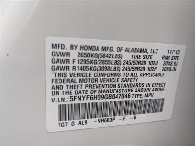 2016 Honda Pilot Elite   - Photo 42 - Sycamore, IL 60178