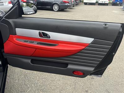 2002 Ford Thunderbird Deluxe - HARD TOP - ONLY 100K MILES Black and red interior - Photo 10 - Roseville, CA 95678