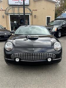 2002 Ford Thunderbird Deluxe - HARD TOP - ONLY 100K MILES Black and red interior - Photo 3 - Roseville, CA 95678
