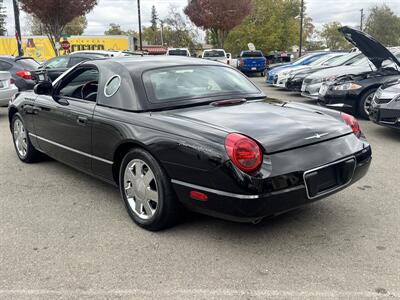 2002 Ford Thunderbird Deluxe - HARD TOP - ONLY 100K MILES Black and red interior - Photo 4 - Roseville, CA 95678