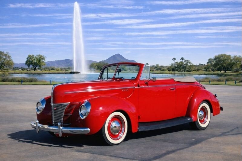 1940 Ford De Luxe Convertible  Coupe