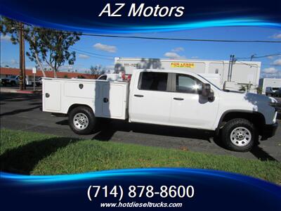 2021 Chevrolet Silverado 3500HD C&C UTILITY BED  4X4 DIESEL   - Photo 4 - Orange, CA 92867
