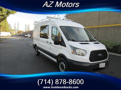 2017 Ford Transit cargo van T350 MED ROOF 148 WB   - Photo 3 - Orange, CA 92867