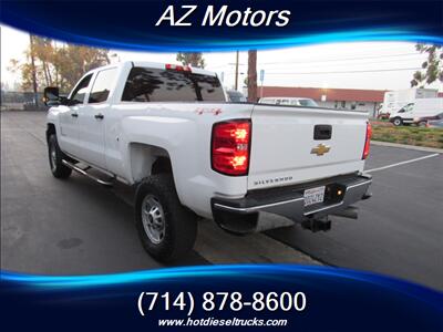 2018 Chevrolet Silverado 2500HD W/T crew cab 4x4 diesel S/B   - Photo 9 - Orange, CA 92867