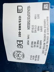 2005 Pontiac Pursuit   - Photo 22 - Saskatoon, SK S7L 1B2