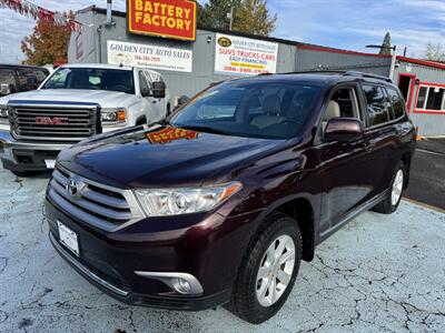 2013 Toyota Highlander LE PLUS AWD THIRD ROW SEATS CLEAN TITLE  TWO OWNERS GREAT CAR AND GREAT SERVICE RECORDS SUV