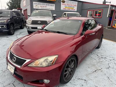 2010 Lexus IS 350C LOW MILEAGE 54K EASY FINANCING CLEAN TITLE  ONE OWNER LOW MILES 51K CLEAN TITLE Convertible