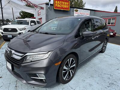 2018 Honda Odyssey Elite 8-PASSENGER EASY FINANCING CLEAN TITLE  GREAT CARFAX CLEAN TITLE Van